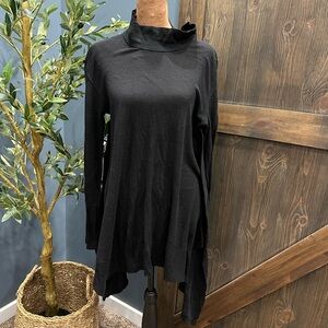 We The Free Charcoal Knit Top